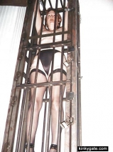 Amateur Slaves locked up in cages