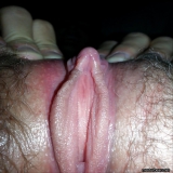 Amateur females rubbing their big swollen clitoris