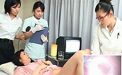 Japanese Patient Gets Hairy Snatch Checked At The Doctors