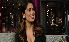 Here is a video of Salma Hayek from her Late Show with