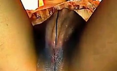 Masturbating Under Pantyhose