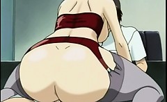 Bounching Tits Hentai Teacher Tittyfucking And Riding Dick