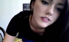 Teen Canadian Brunette Strip On Webcam