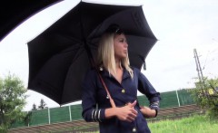 European Teen Stewardess Banged In Uniform