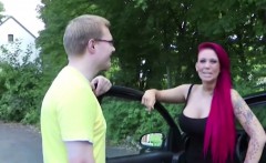 German Redhead Teen With Big Tits Seduce To Fuck By Step-dad