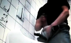 Azeri Jerking Huge Cock At Public Toilet