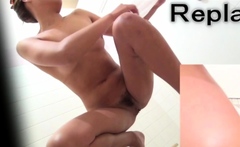 Asian Strips To Piss In Public Squat Toilet