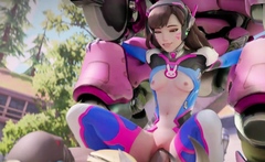 Busty DVa Gets a Huge Massive Cock in Her Pussy