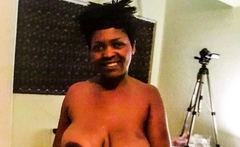 Big Nipples Ebony Natural Tits Casting