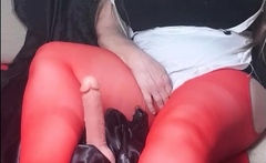 Ever seen such huge tits Susi giving footjob