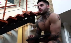 Horny gay men muscle videos