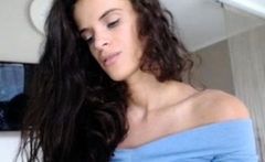 Brunette Solo Webcam Masturbation