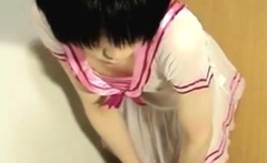 Asian Crossdresser Mikazuki Masturbates